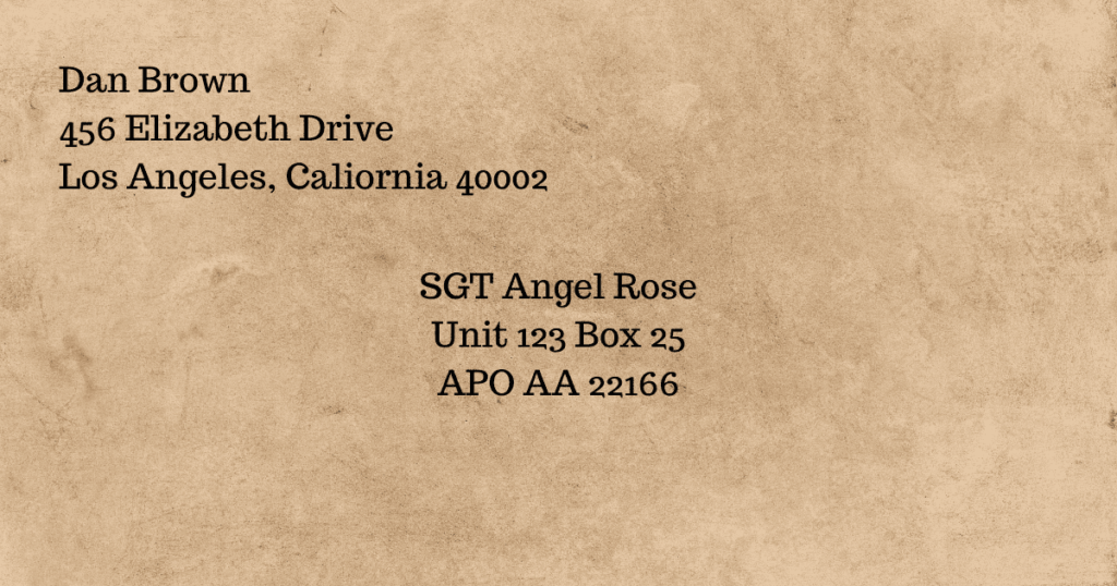 Address Mail to Military Installations